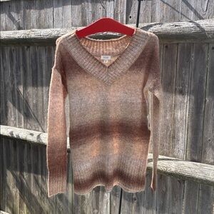 a.n.a Brown V-Neck Sweater